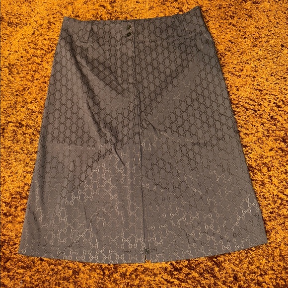 Sharagano Dresses & Skirts - Sharagano Women's Gray Geometric Midi Skirt